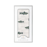 Gone Fishing Swaddle - HoneyBug 
