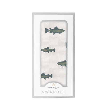Gone Fishing Swaddle - HoneyBug 