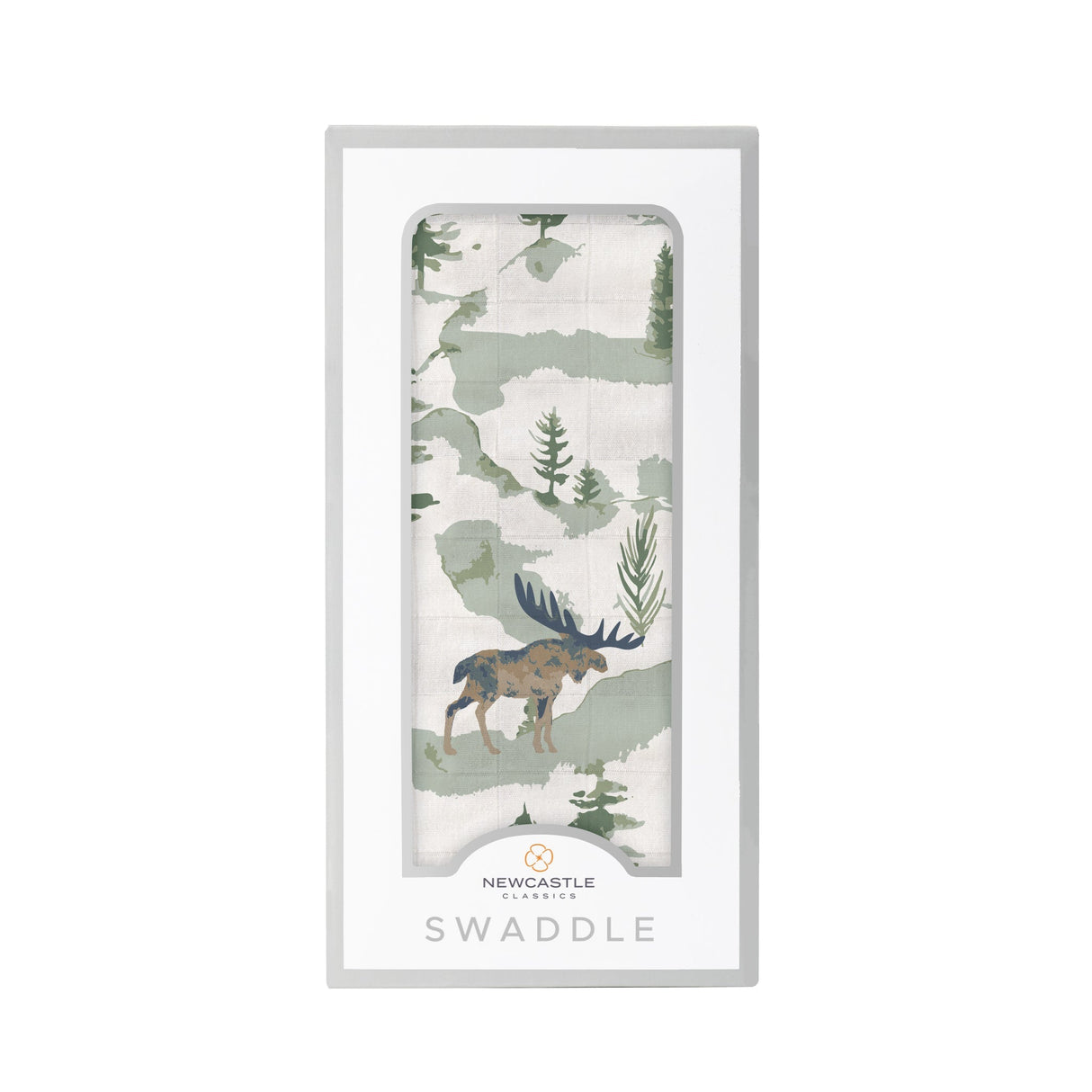 Mountain Moose Swaddle - HoneyBug 