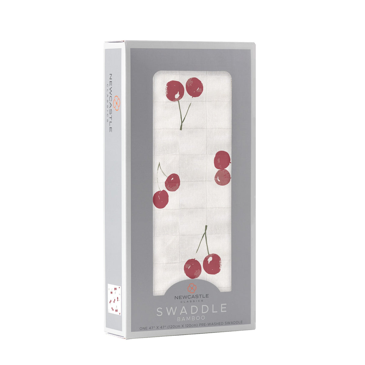Sweetheart Cherry Bamboo Swaddle - HoneyBug 