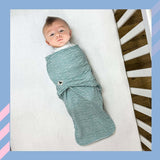 Snugababe Swaddle™ Sleep Pod - Green Stripes