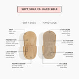 Power Play Knotted Bow Baby Shoe - HoneyBug 