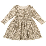 Organic Girls Twirl Dress - Spotted