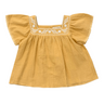 Square Neck Peasant Top