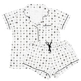 Super Stars Women's Short Sleeve Pajama Set