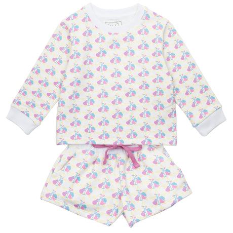 Stella Girls' Sweatshirt Short Set - Music Superstar - HoneyBug 