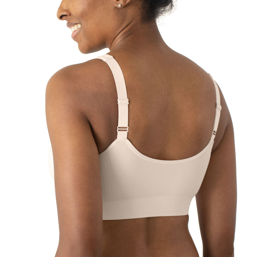 Sublime® Adjustable Crossover Nursing & Lounge Bra | Stone - HoneyBug 