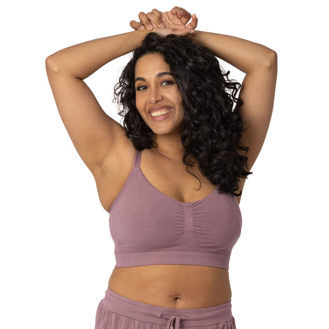 Sublime® Bamboo Hands-Free Pumping Lounge & Sleep Bra | Twilight - HoneyBug 