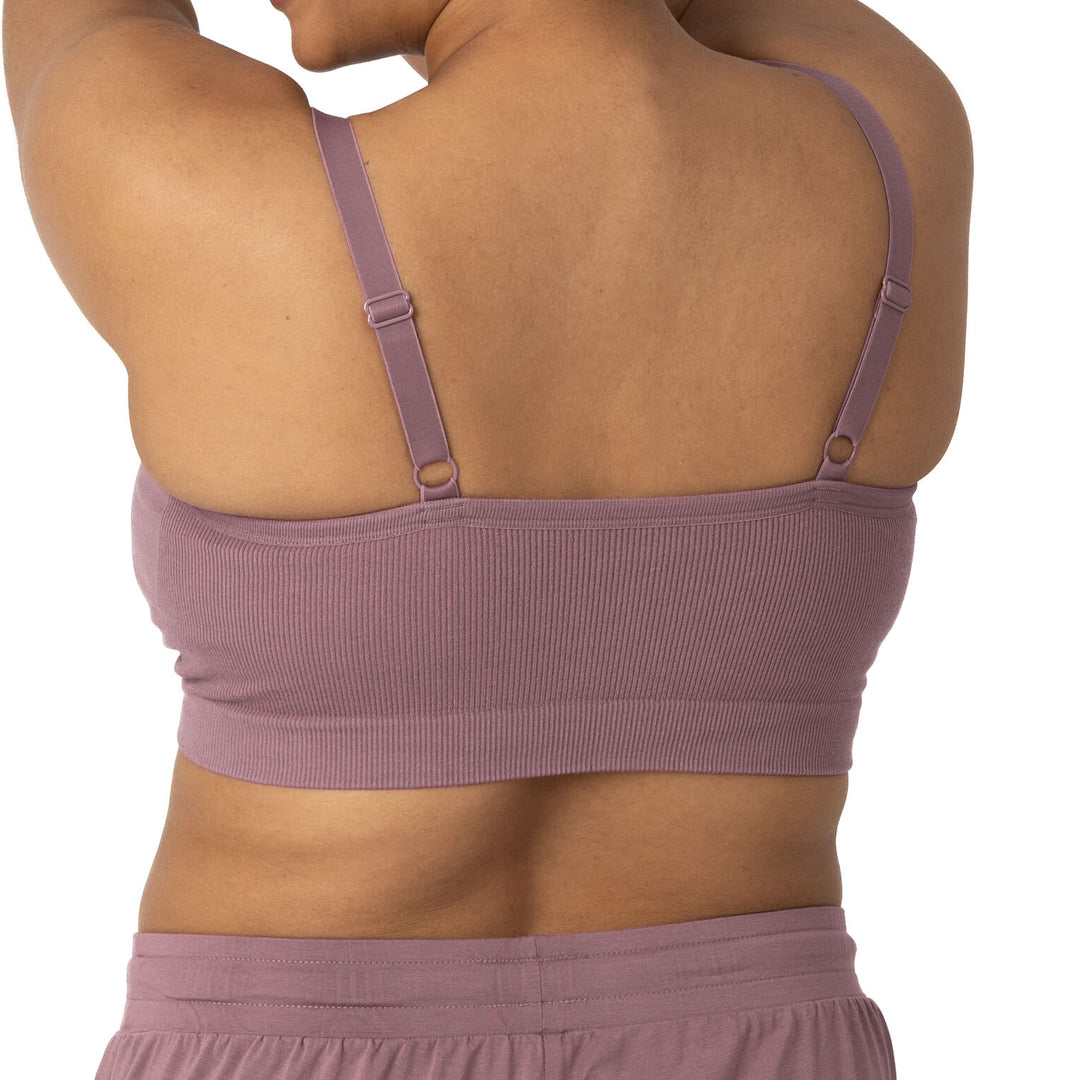 Sublime® Bamboo Hands-Free Pumping Lounge & Sleep Bra | Twilight - HoneyBug 