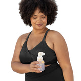 Sublime® Hands-Free Pumping & Nursing Sports Bra | Black - HoneyBug 