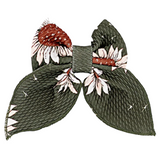 Rustic Blooms Clip Bow