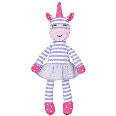 Tiny Dancing Unicorn - Purple Stripe - HoneyBug 