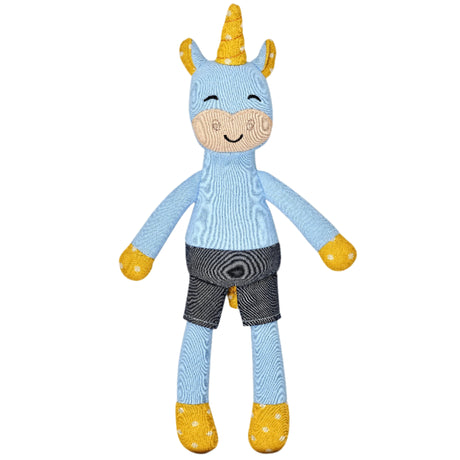Tiny Dancing Unicorn - Blue - HoneyBug 