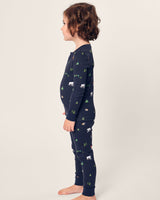 Kid's Pima Snug Fit Pajama Set in Arctic Antics - HoneyBug 
