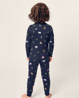 Kid's Pima Snug Fit Pajama Set in Arctic Antics - HoneyBug 