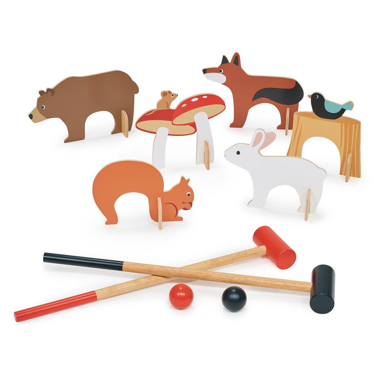 Woodland Indoor Croquet Set - HoneyBug 