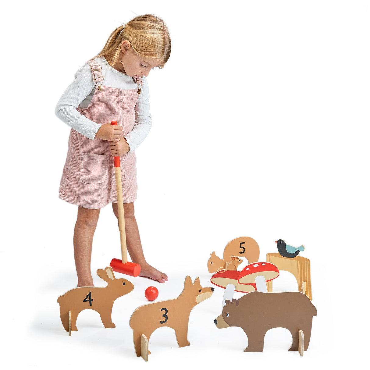 Woodland Indoor Croquet Set - HoneyBug 