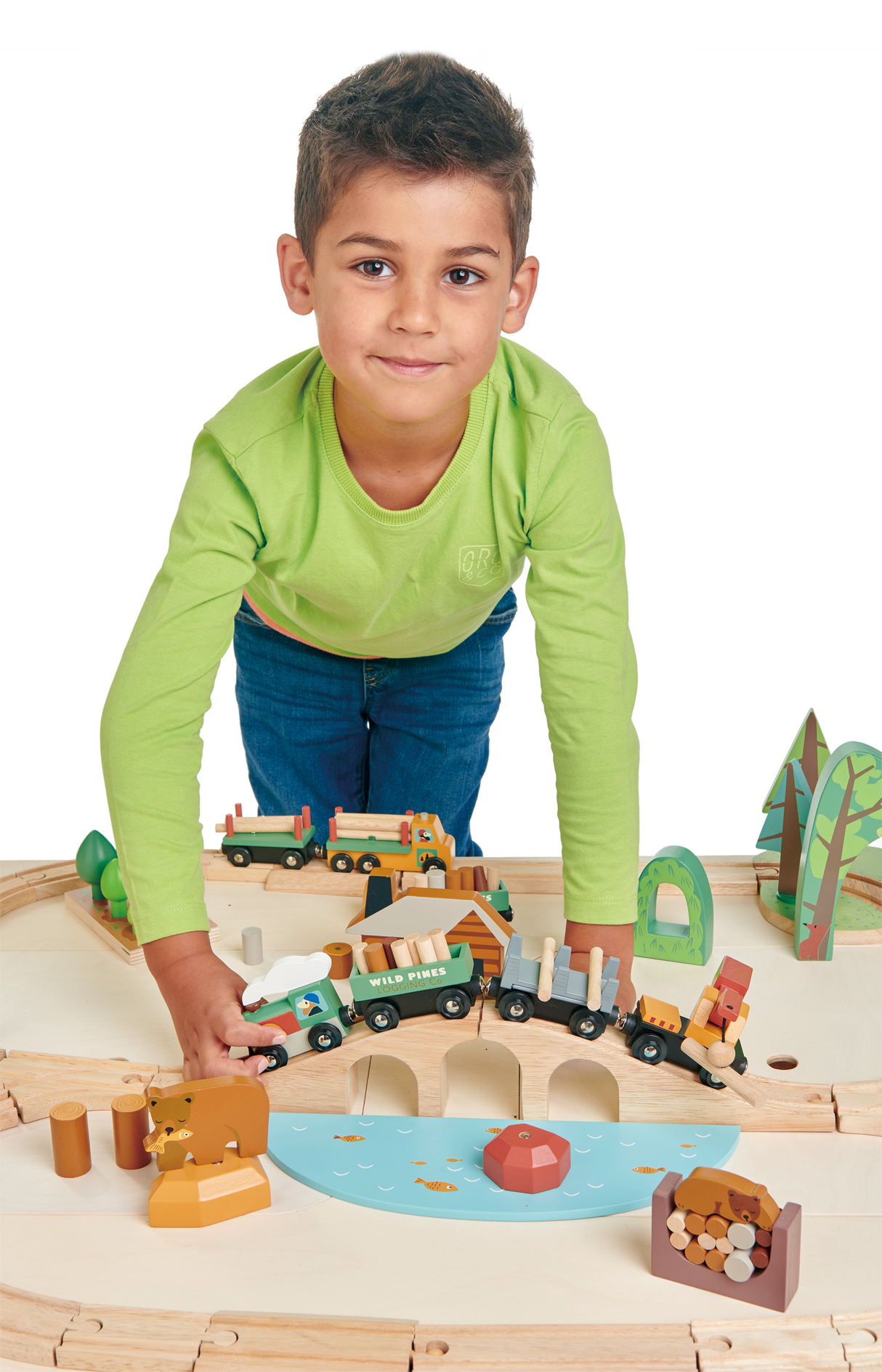 Wild Pines Train Set - HoneyBug 