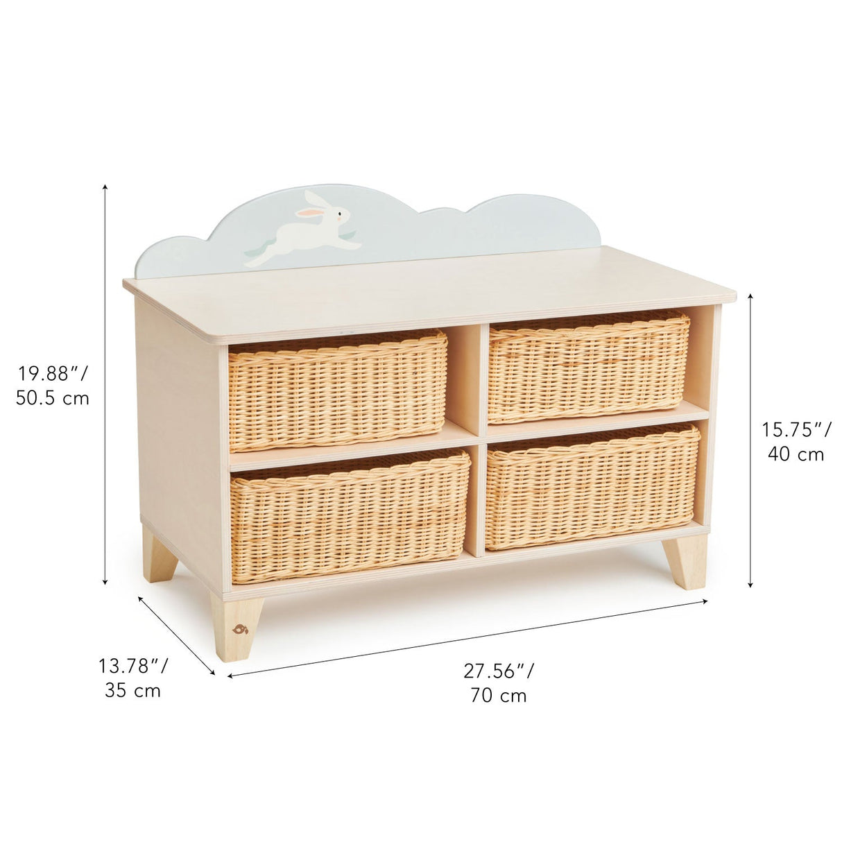 Bunny Storage Unit - HoneyBug 