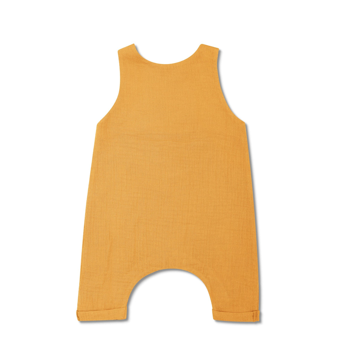 Muslin Jumpsuit - Mustard - HoneyBug 
