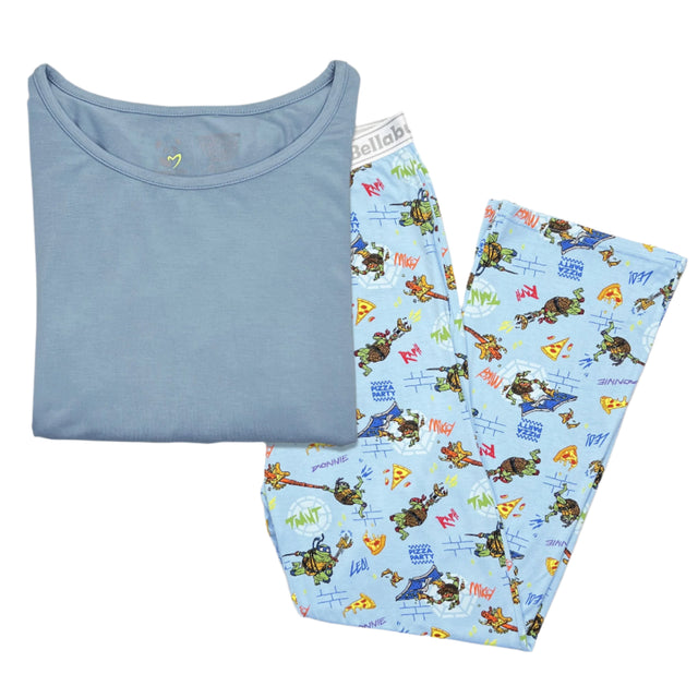 Teenage Mutant Ninja Turtles: Mutant Mayhem Movie Bamboo Men's Pajama Set - HoneyBug 