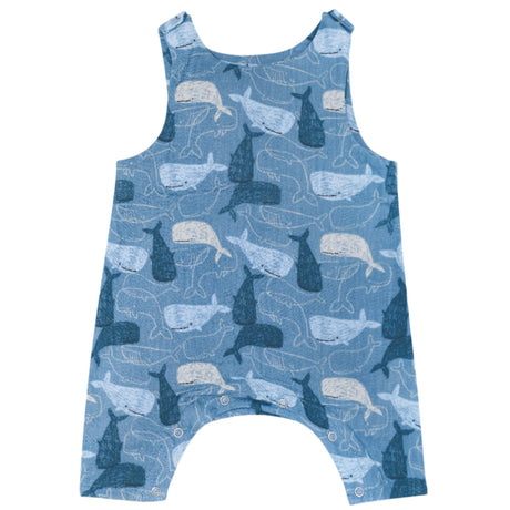 Muslin Jumpsuit - Whale Tales - HoneyBug 