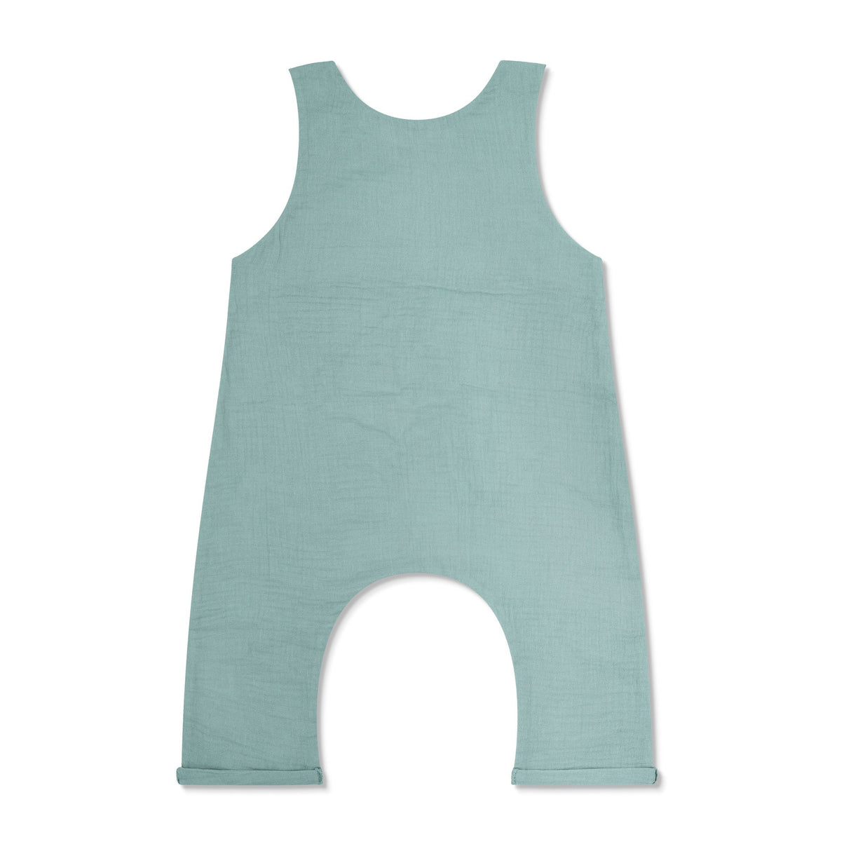 Muslin Jumpsuit - Teal - HoneyBug 