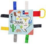 Texas State Tag Toy Crinkle Square That Teaches Facts