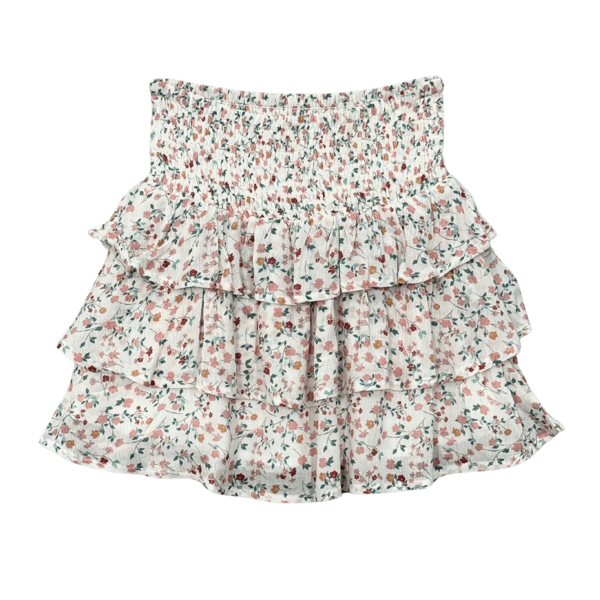 Tiered Mini Skirt
