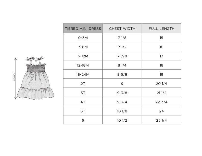 Tiered Mini Dress - HoneyBug 