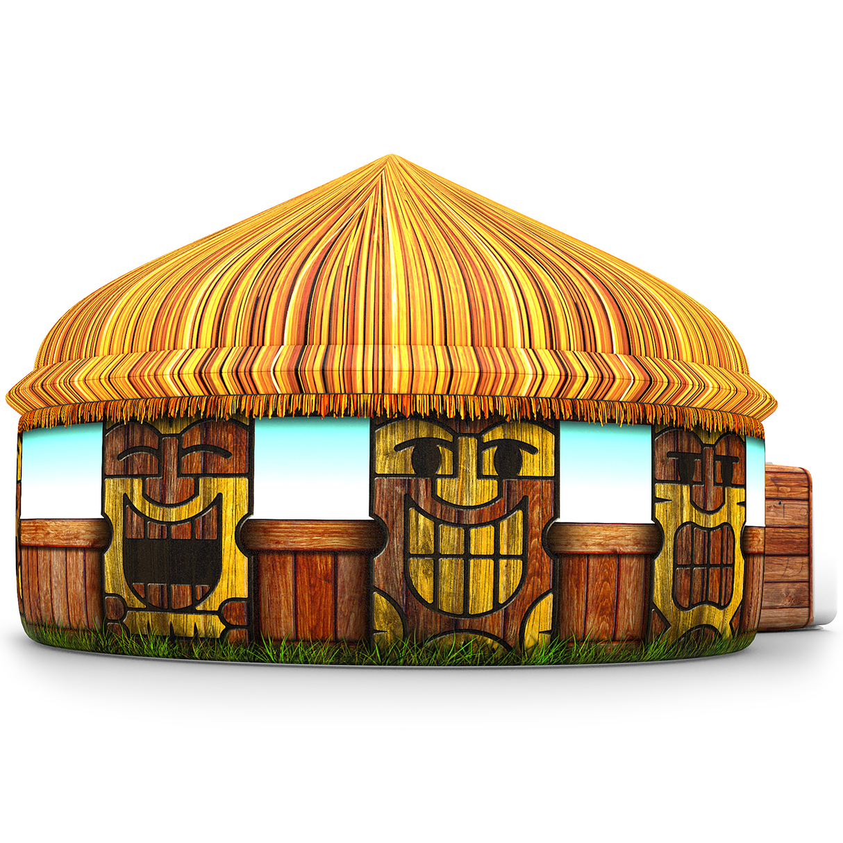 The Original AirFort - Tiki Hut by AirFort.com - HoneyBug 