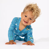 Dragon Dreams Bamboo Convertible Footie - HoneyBug 