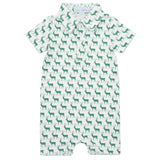 Tripp Boys' Polo Shortall - Woodland Deer - HoneyBug 