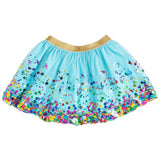 Aqua Confetti Tutu - HoneyBug 