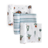 Cotton Muslin Swaddle Blanket 3 Pack - Bison