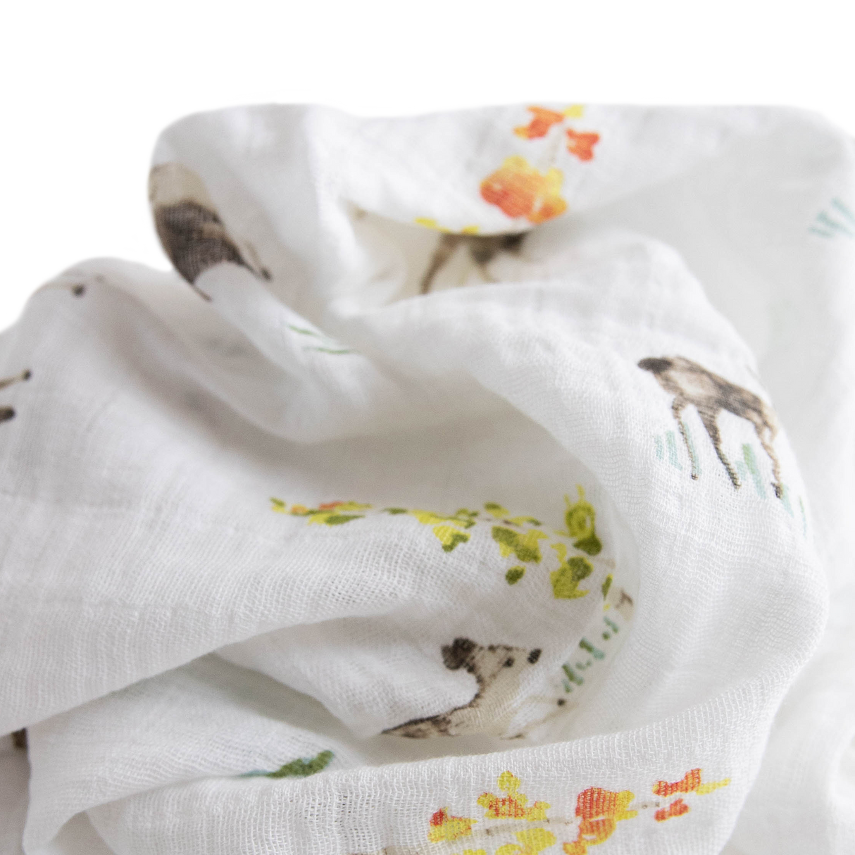 Cotton Muslin Swaddle Blanket 3 Pack - Oh Deer 2