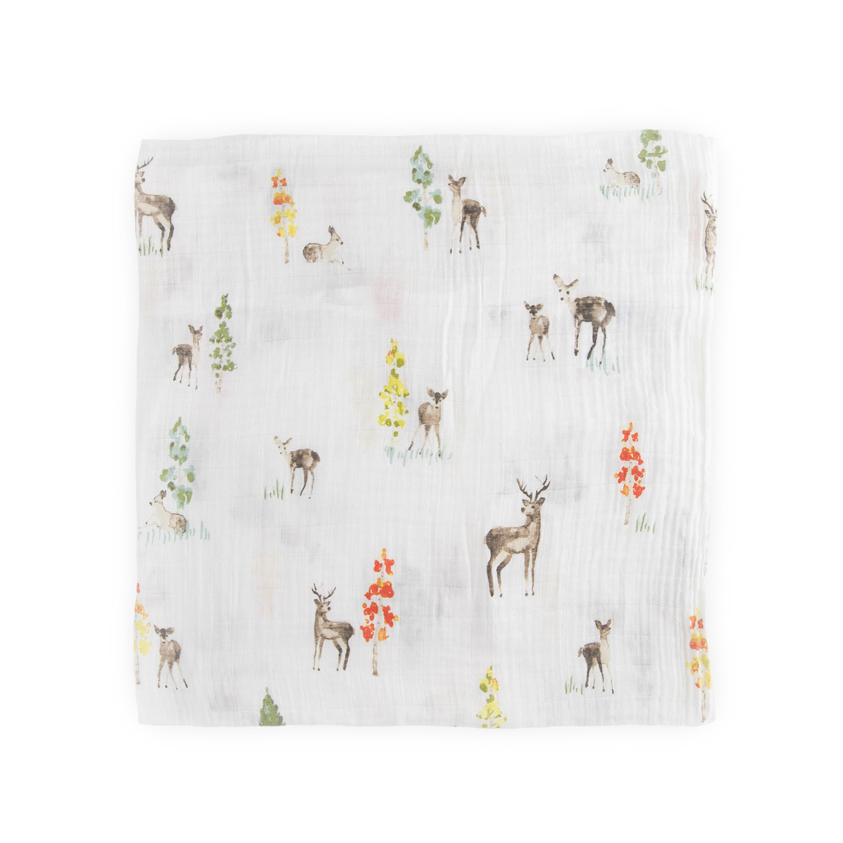 Cotton Muslin Swaddle Blanket 3 Pack - Oh Deer 2