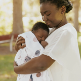 Cotton Muslin Swaddle Blanket - Planetary