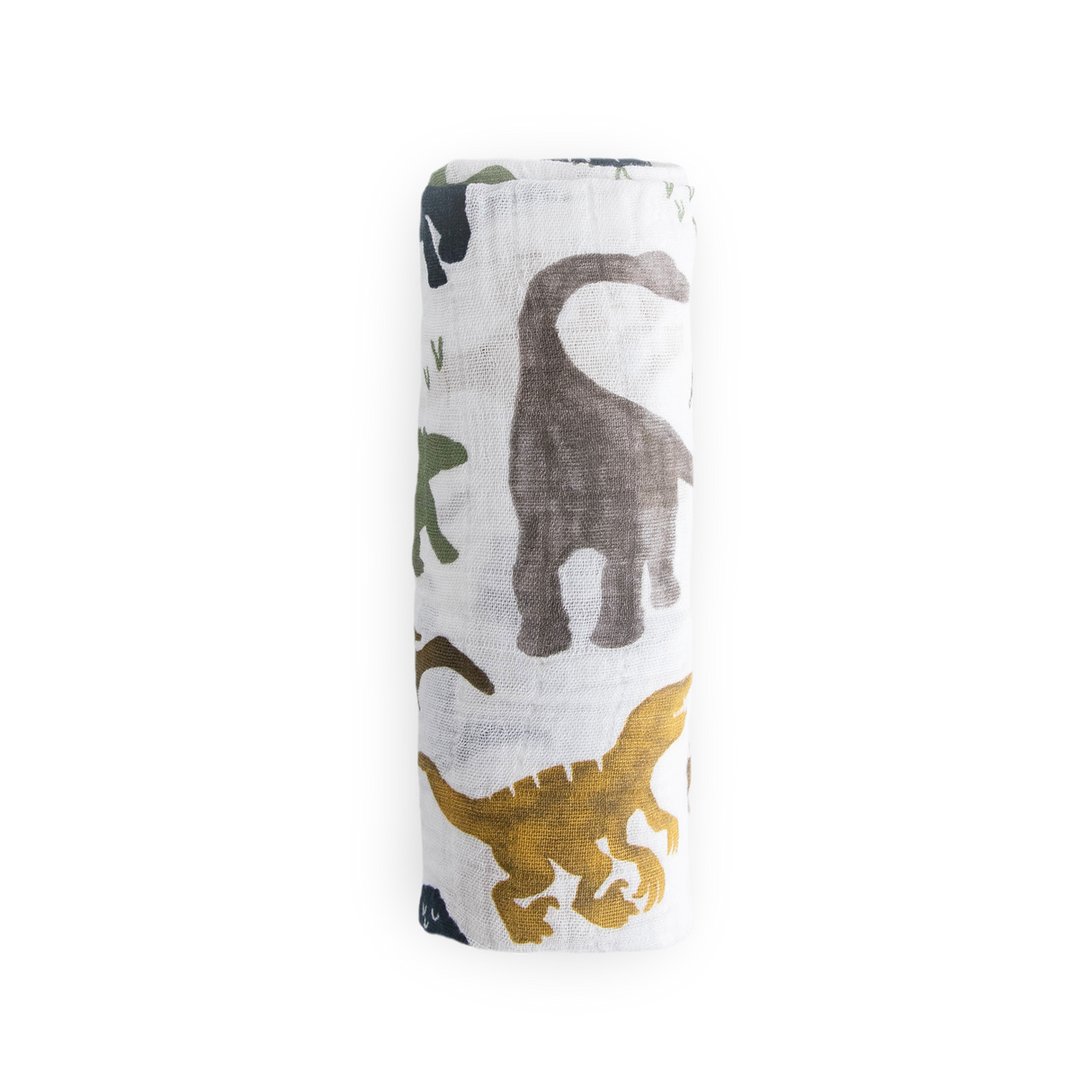 Cotton Muslin Swaddle Blanket - Dino Friends