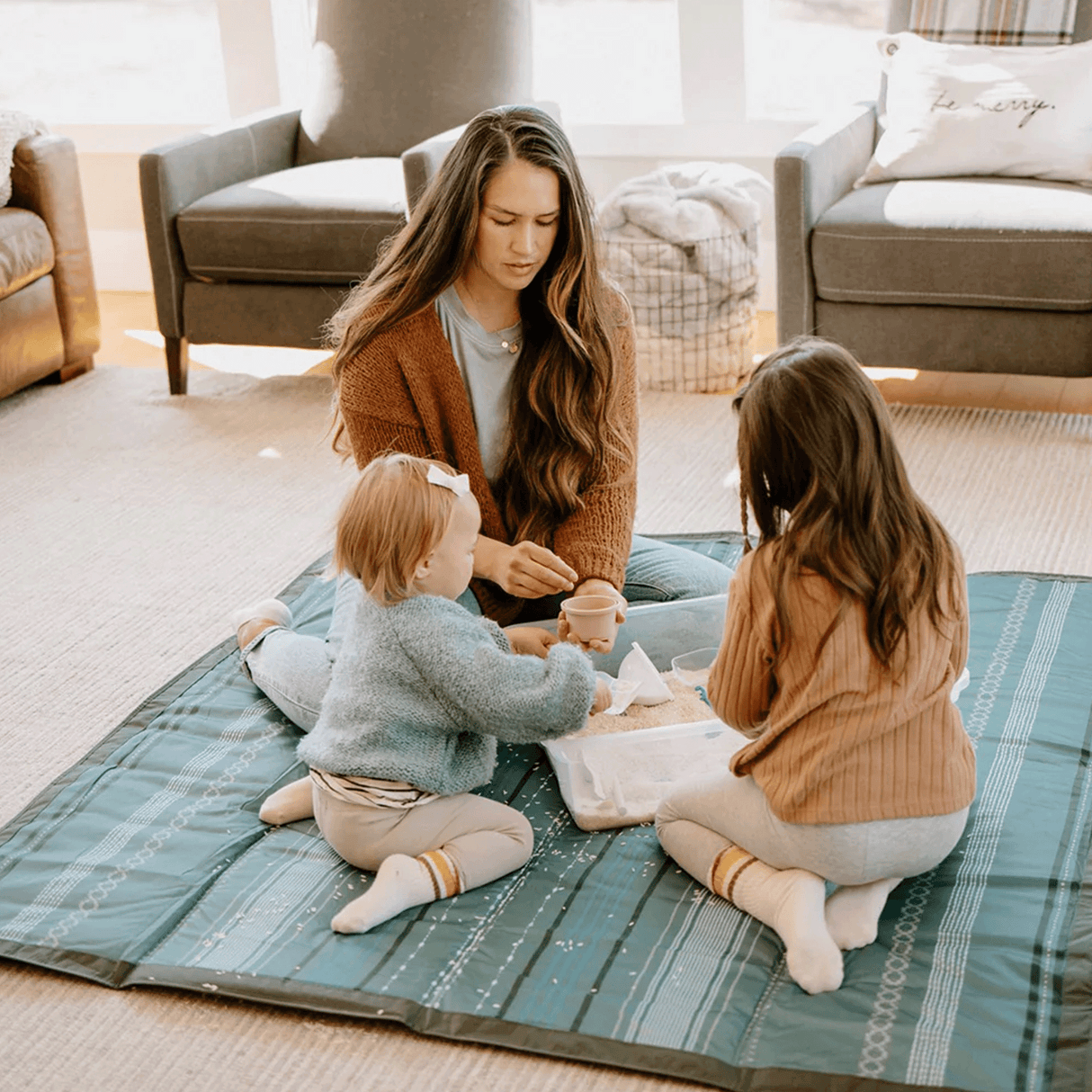 Outdoor Blanket - Shoreline Stripe