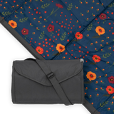 Outdoor Blanket - Midnight Poppy