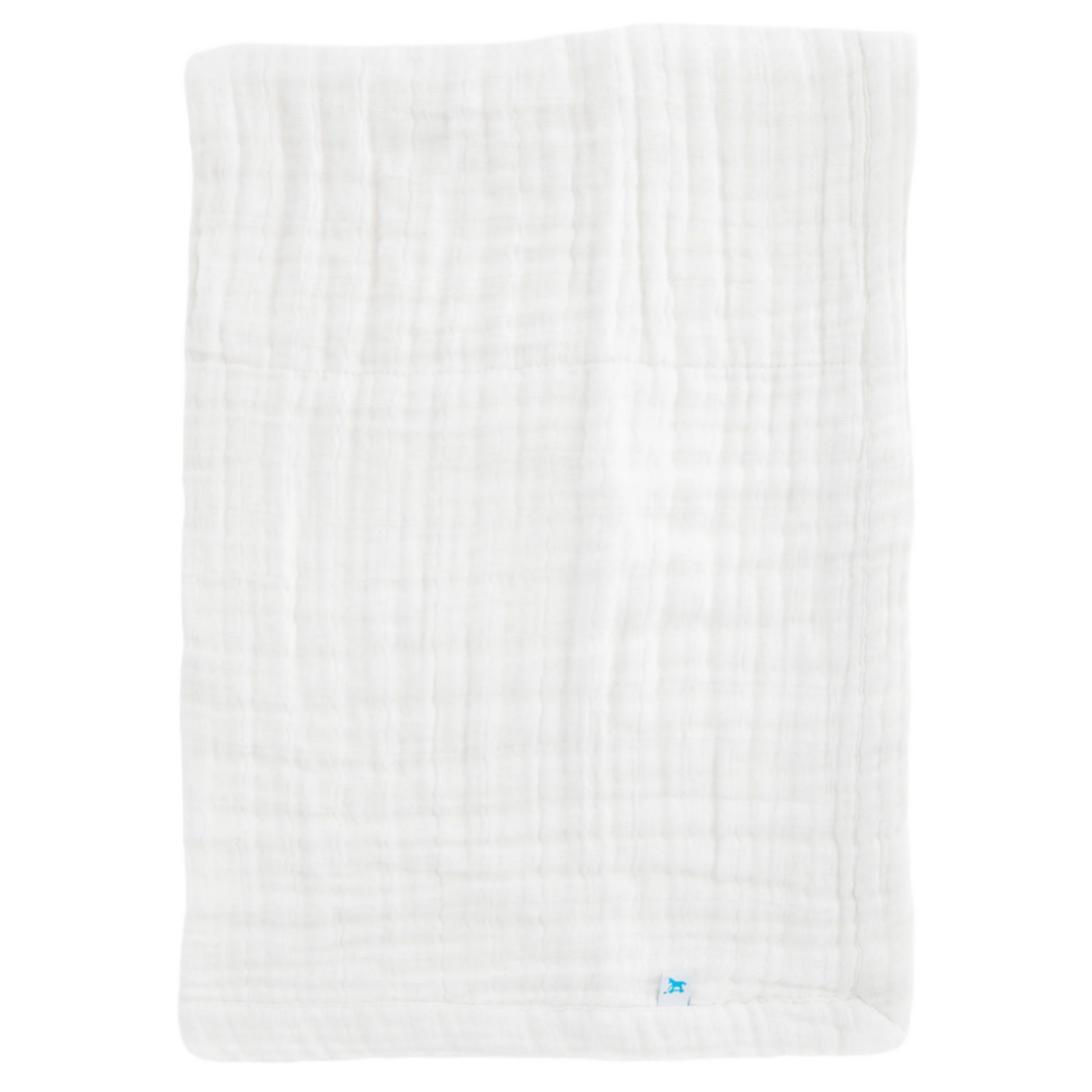 Cotton Muslin Baby Quilt - White - HoneyBug 