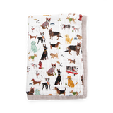 Cotton Muslin Baby Quilt - Woof