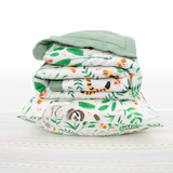 Cotton Muslin Toddler Bedding 3 Piece Set - Mighty Jungle