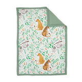 Cotton Muslin Toddler Comforter - Mighty Jungle