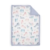 Cotton Muslin Toddler Comforter - Unicorns