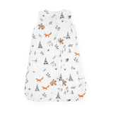 Cotton Muslin Sleep Bag - Forest Friends