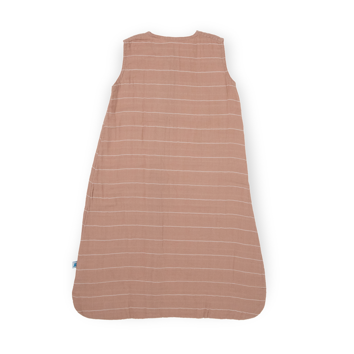 Cotton Muslin Sleep Bag - Mauve Stripe