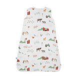 Cotton Muslin Sleep Bag - Farmyard