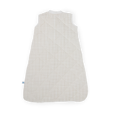 Cotton Muslin Quilted Sleep Bag - Tan Gingham